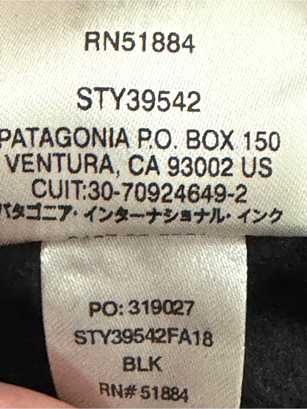 Patagonia Uprisal Crew Black Sweatshirt Men's Medium STY39542 Recycled Materials - Picture 10 of 10